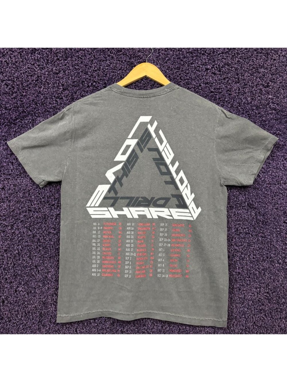 Roger Waters This Is Not A Drill World Tour Rock T-Shirt M